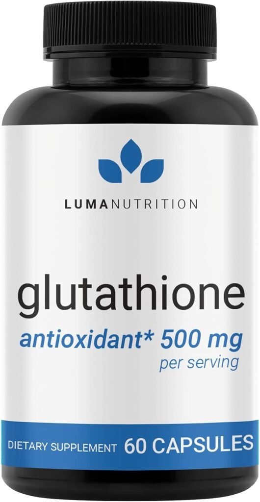 Luma Nutrition Reduced Glutathione Supplement 500mg