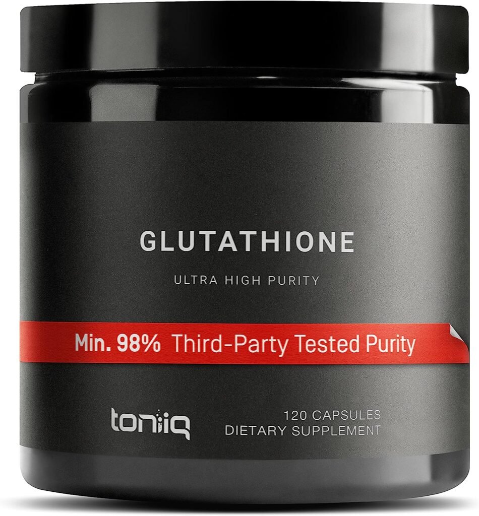 Toniiq Ultra High Potency Glutathione Supplements Capsules